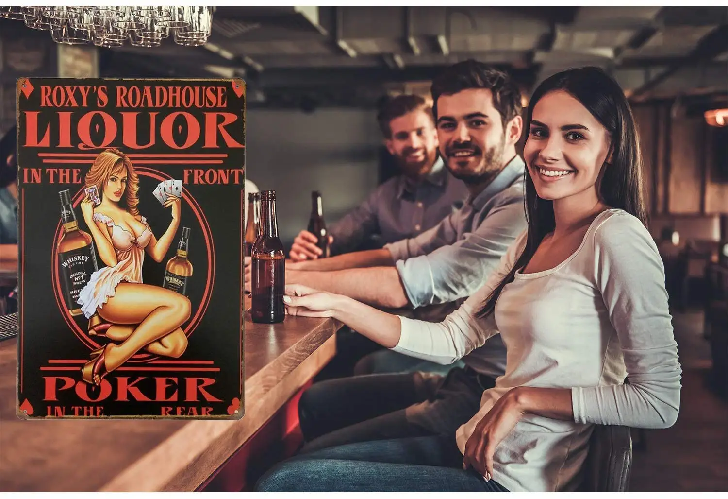 Металлическая жестяная вывеска для напитков винтажная металлическая виски дома