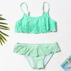 Комплект бикини Falbala для девочек, купальный костюм с дырками для девочек 2020, детский купальный костюм, A149