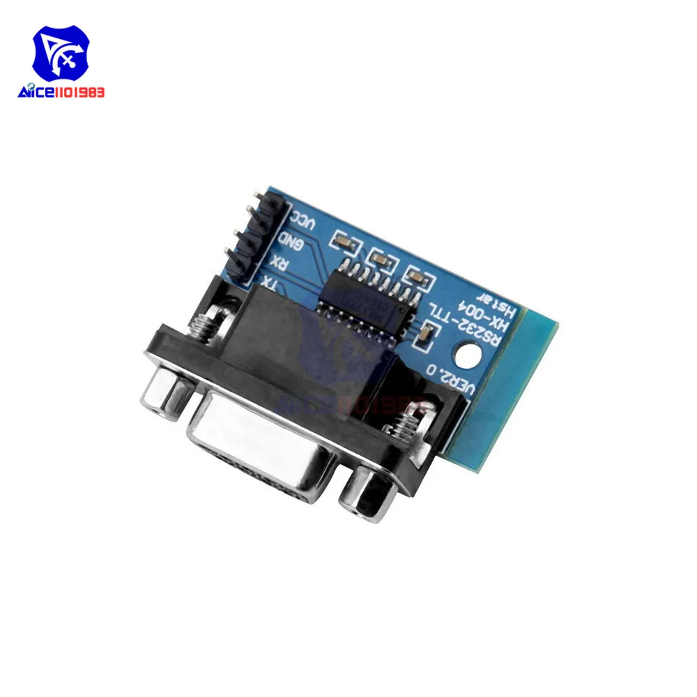 Модуль преобразователя diymore MAX3232 RS232 в TTL модуль соединителя DB9 с соединительным