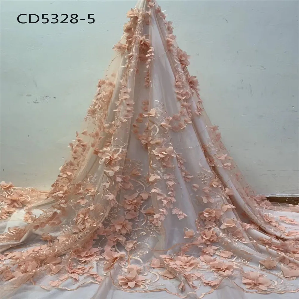 Большие кружева 51 52 дюйма Ширина чистый белый 100% полиэстер материал Французский