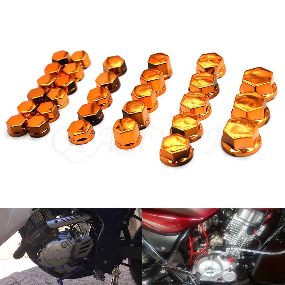 Винтовая гайка для мотоцикла 30 шт. крышка болта украшение модное kawasaki suzuki honda yamaha
