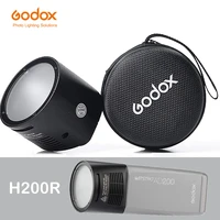 godox h200r ring flash head for ad200 200w with modeling lamp spiral flash tube for natural and soft light