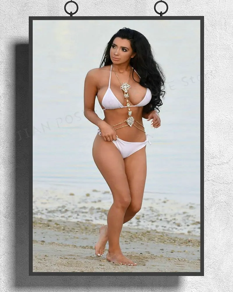 

H037 Chloe Khan Hot Model 05 Wall Sticker Silk Poster Art Home Decoration
