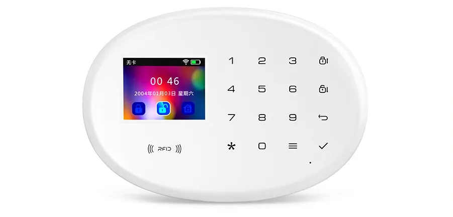 KERUI W20 беспроводной Smart keybord RFID SIM GSM охранный датчик домашняя система охранной сигнализации IOS Android приложение управление сенсорная клавиатура