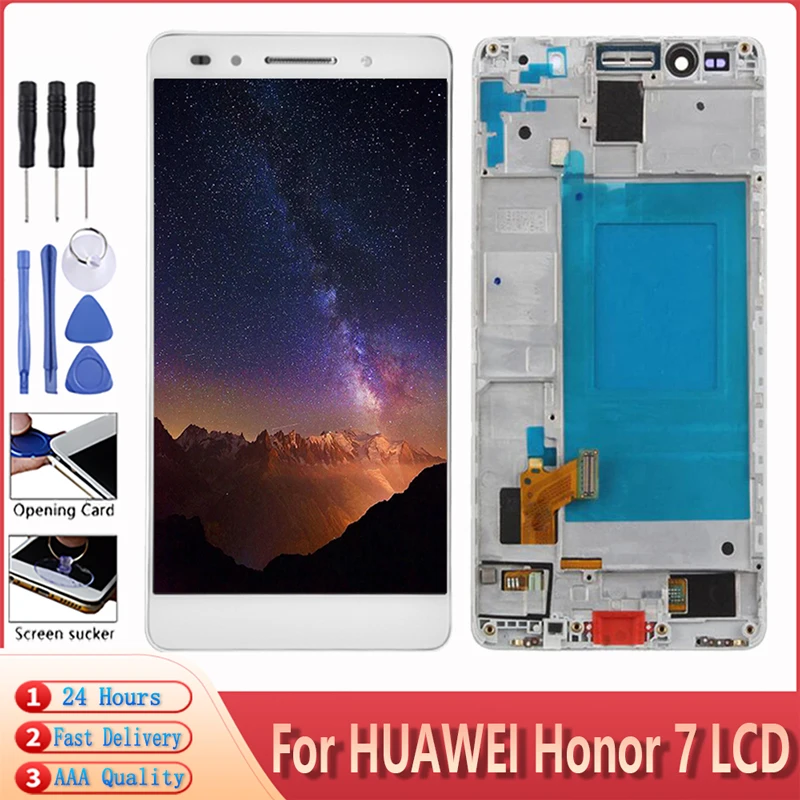 Для Huawei Honor 7 ЖК дисплей с сенсорным экраном для PLK TL01H AL10 UL00 Цифровые