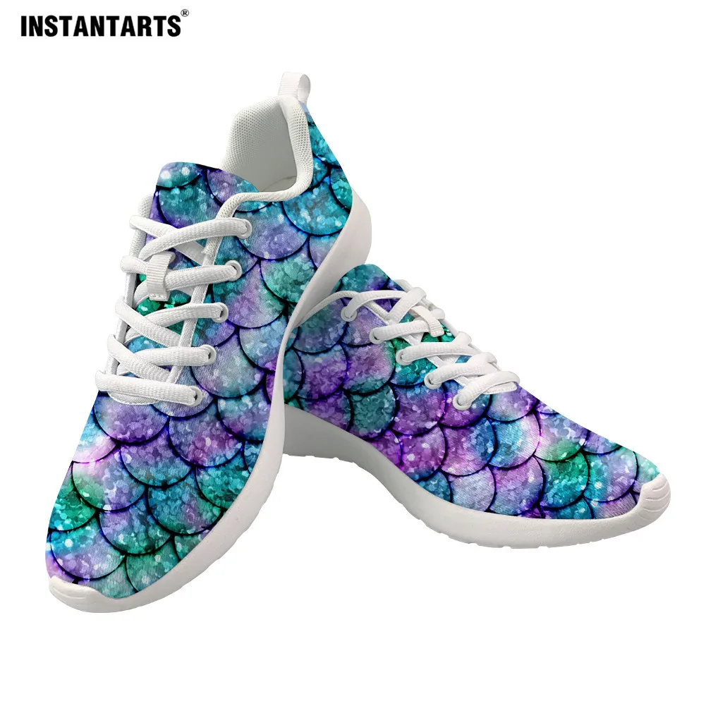 Женские сетчатые кроссовки INSTANTARTS удобная повседневная обувь на плоской подошве