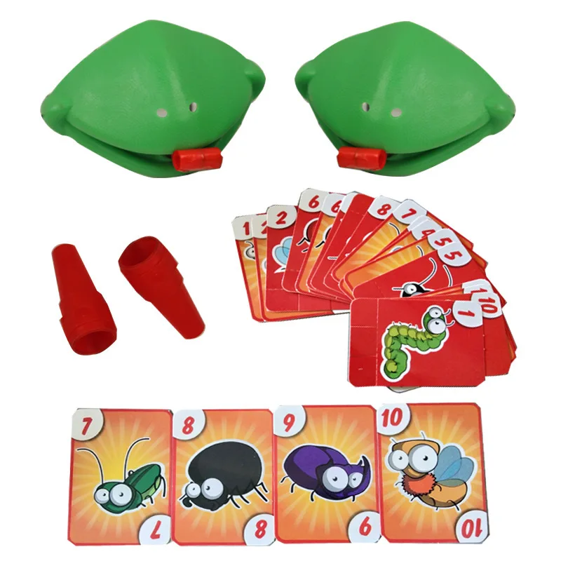

Creative Quick To Lick Cards Toys Frog Mask With Tongue Toys Family Party Game Toys Christmas New Year Gifts For Kids