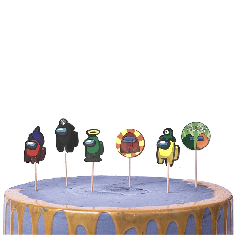 24 предмета в комплекте с Микки Маусом Минни Мышь для капкейка Палочки детская