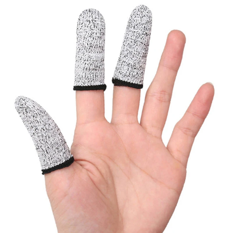 2Pcs/Set Anti-Cut Finger Cover Finger Protector Sleeve Cover Finger Peel Fingertip Gloves Picking Finger Cover Kitchen Tools
