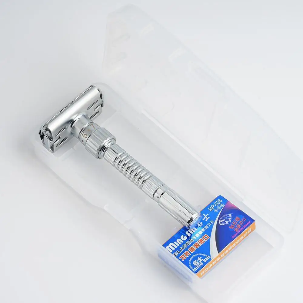 Nine gear Регулируемая Безопасная бритва с двойным краем классическая мужская от