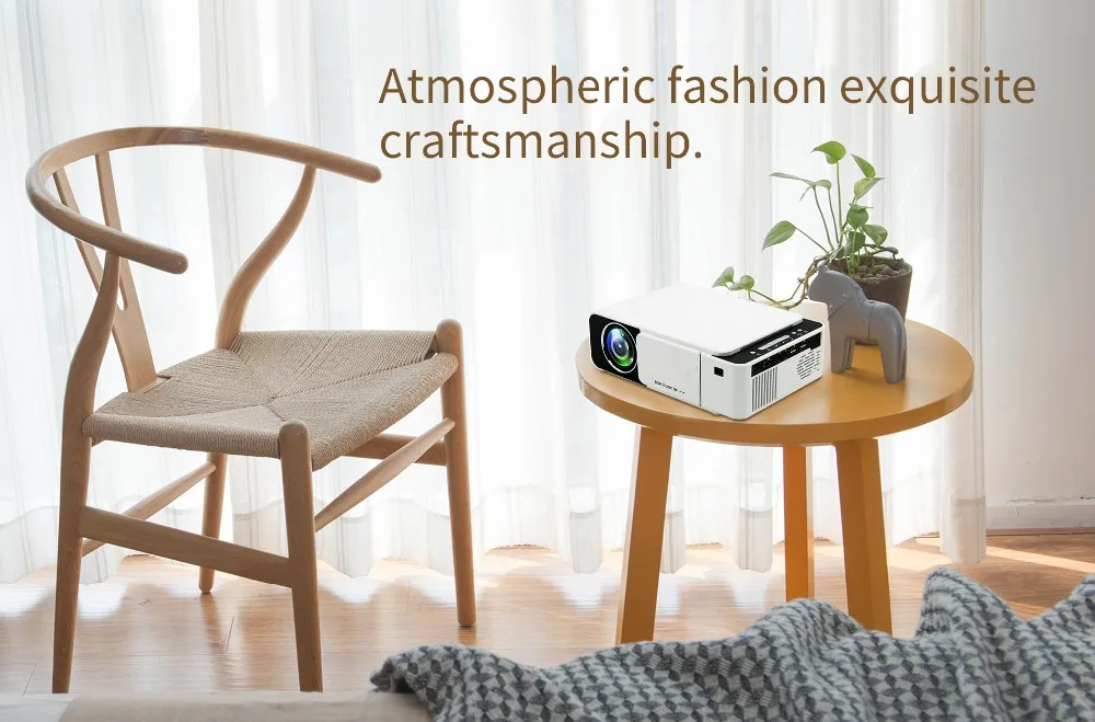 T5 светодиодный проектор 800*480 разрешение 1080 HD портативный видео проектор wifi Reay USB HDMI SD аудио Проектор для домашнего кинотеатра