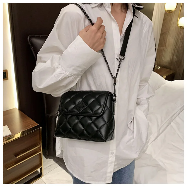 

Luxury Brand Designer Small Bag Fashion Pu Leather Womens Handbag Lingge Chain Shoulder Messenger Bag Ladies Crossbody Bags