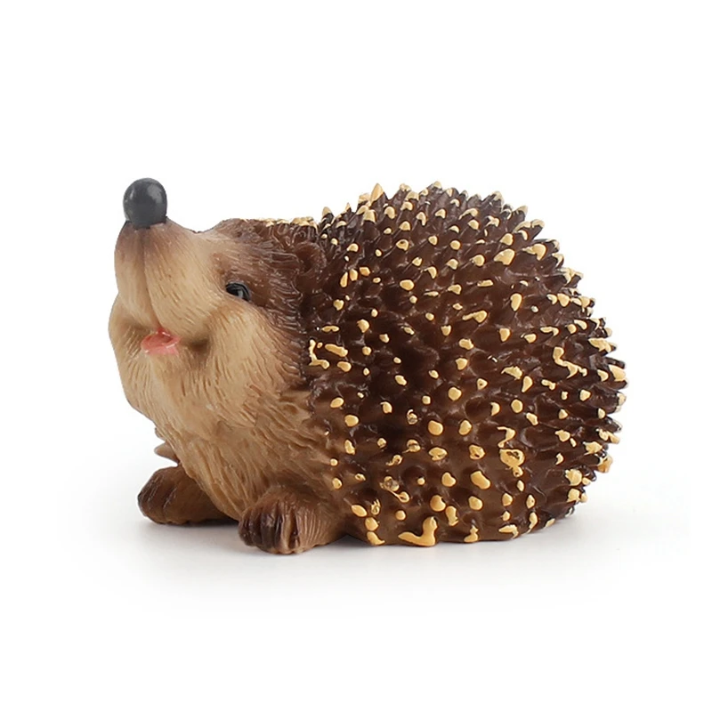 

Realistic Hedgehog Figurines Animals Action Figure Hedgehogs Home Model Ornaments Cognitive Educational Toys for Kids