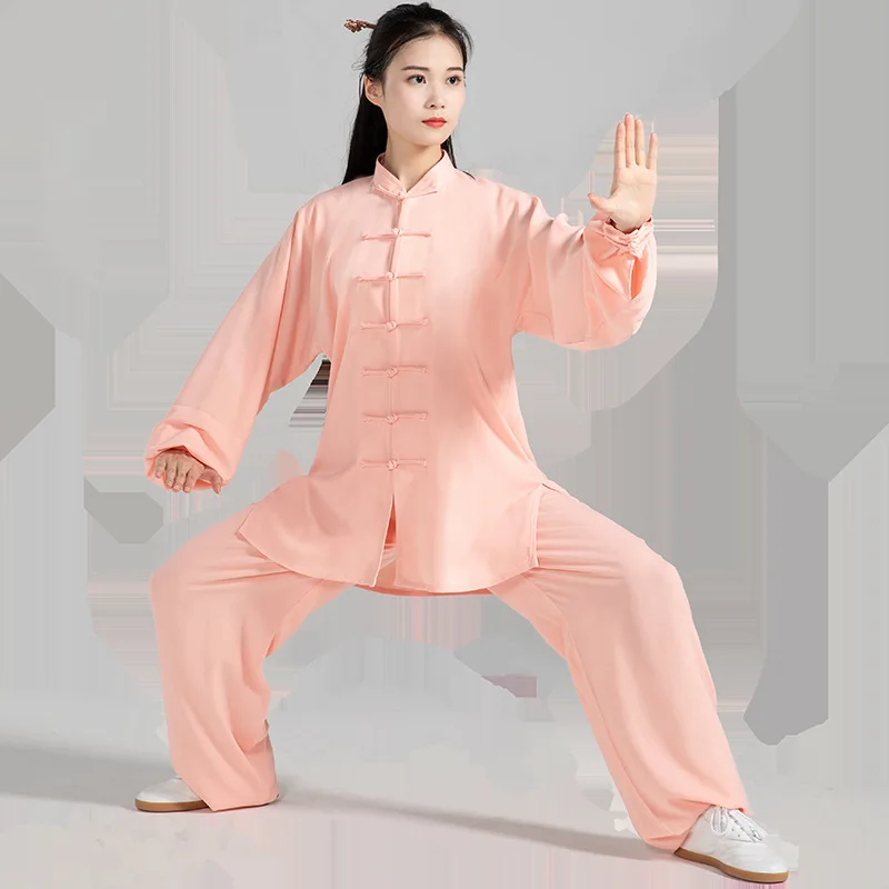 Женская спортивная одежда мужская летняя из хлопка и льна для боевых искусств Taiji