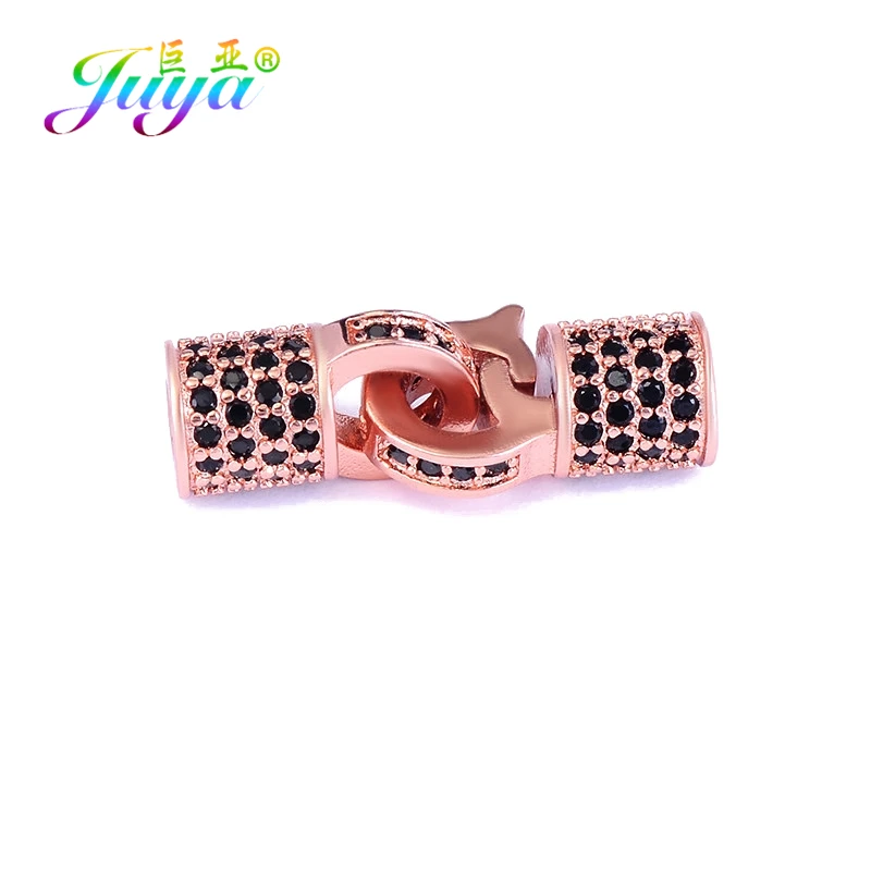 Juya Micro Pave циркониевый разъем баррель застежка аксессуары принадлежности для