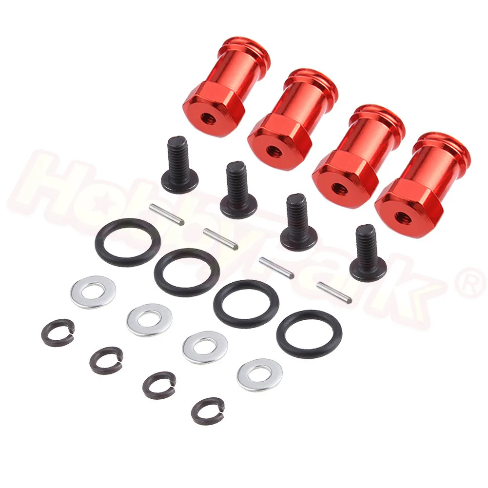 20мм Длина 12мм Шестигранные Втулки Колес Расширители Преобразования Отступления для 1/10 Модель Машинки на Управлении Масштаба Краулер Грузовик Внедорожный Багги На Машине.