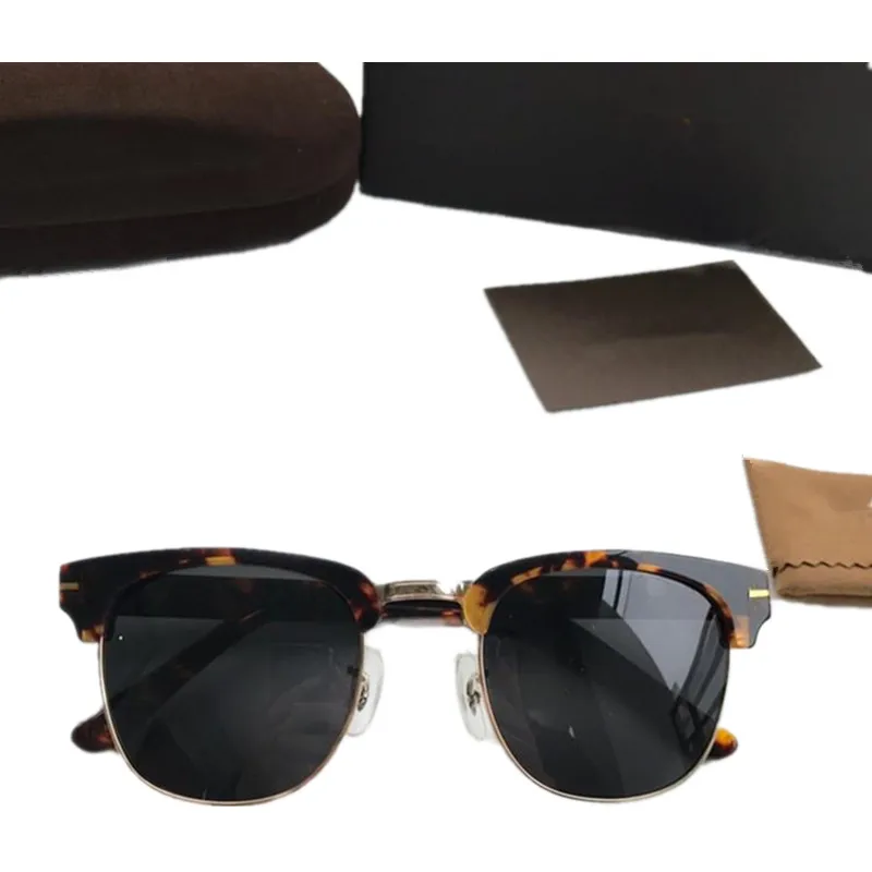 Мужские солнцезащитные очки из ацетата с поляризационными линзами квадратной