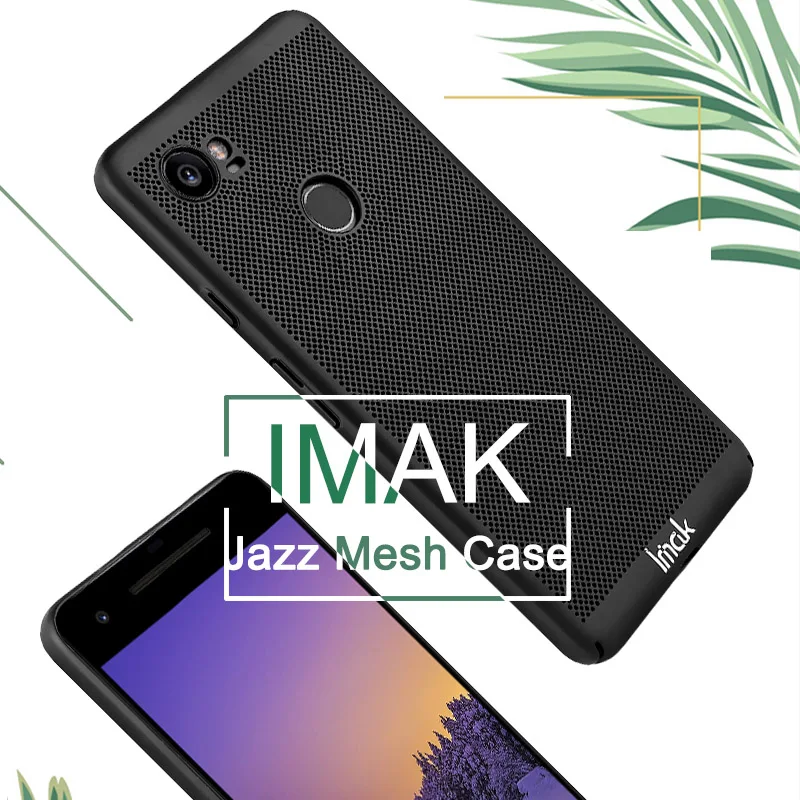 Жесткий чехол IMAK Jazz для samsung Note 9 S9 S8 Plus + сетчатый дизайнерский дышащий из