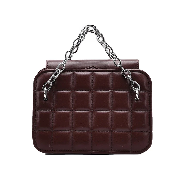 

Lattice Mini PU Leather Crossbody Bags for Women 2021 Winter Luxury Trend Shoulder Cross Body Handbags Branded Hand Bag