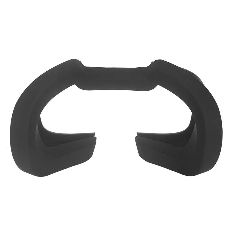 Черный Мягкая силиконовая маска для глаз Накладка для Oculus Rift S VR гарнитура дышащий светильник блокирующая маска для лица покрытие для глаз для Oculus Rift S - Цвет: Черный