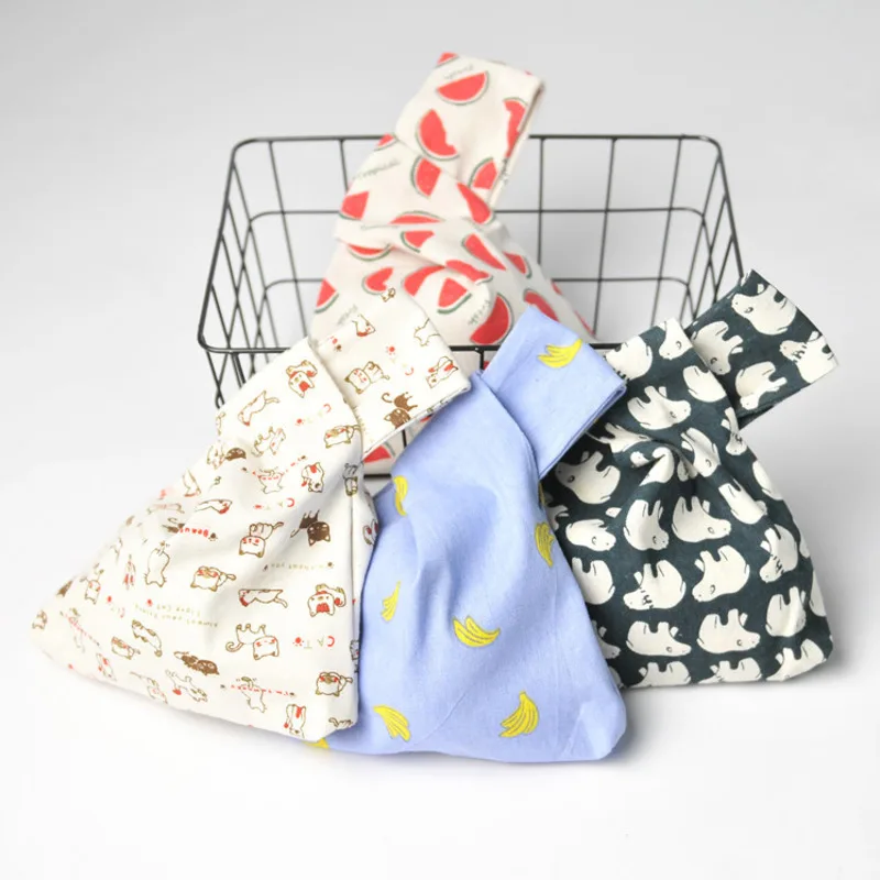 Простой цвет литературы и искусства небольшой свежий наручные Портативный узлом