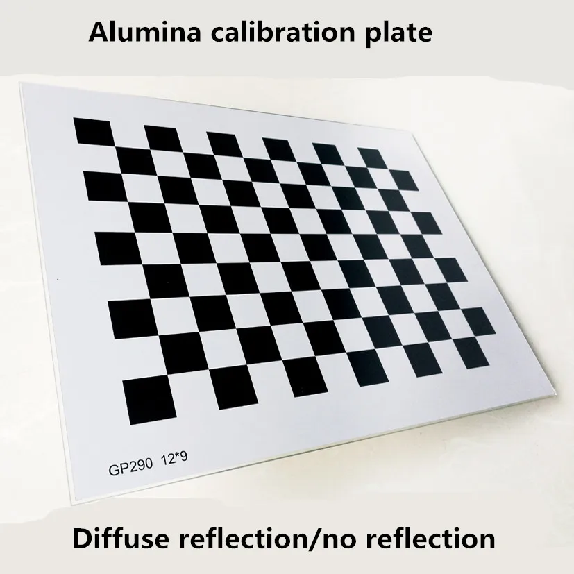 

12x9 Float Glass Substrate Visual Optics Correction Board Checkerboard Target Plate Diffuse Reflection Opacity Square Array