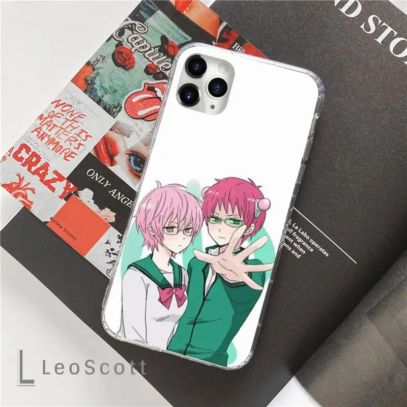 

Saiki Kusuo no Psi Nan Phone Cases For iphone 12 5 5s 5c se 6 6s 7 8 plus x xs xr 11 pro max mini