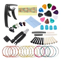 guitar accessories kit acoustic guitar strings acoustic set kit tuning pegs tool repair kit parts for beginners