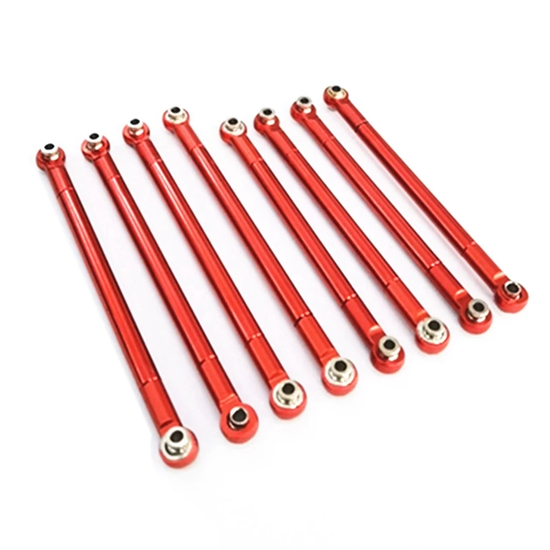 

for MN86S MN86 MN86KS MN86K MN G500 Upgrade Parts 8PCS Metal Pull Rod Link Rod Linkage 1/12 RC Car Accessories