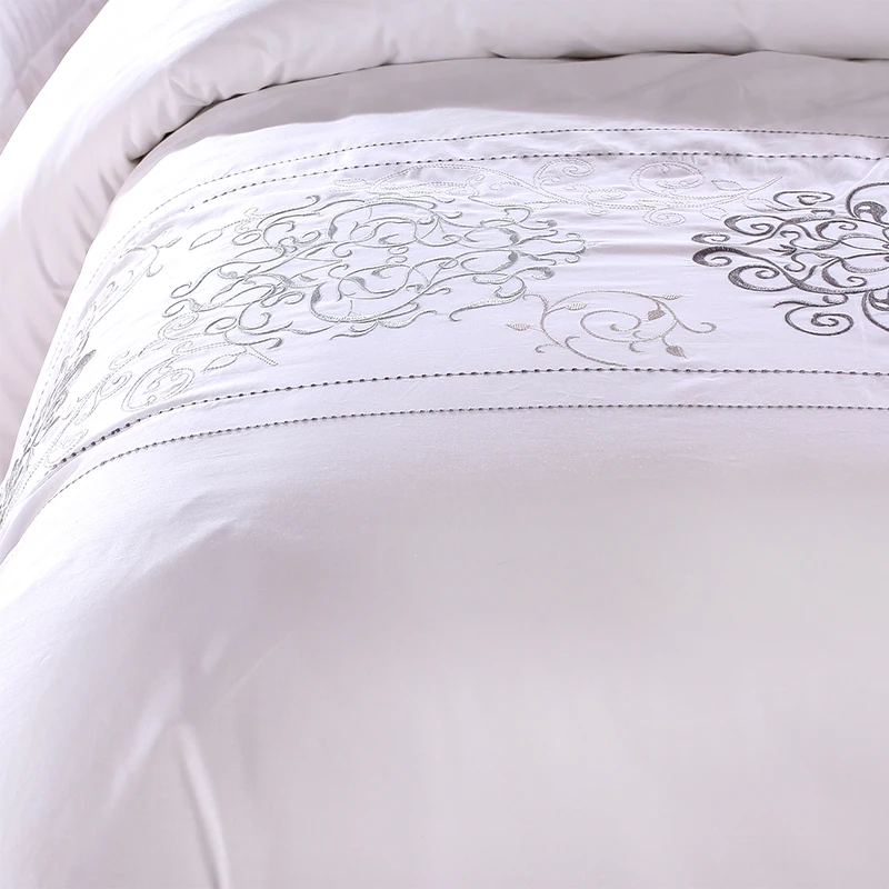 Роскошное постельное белье комплект пододеяльников с вышивкой пододеяльник для