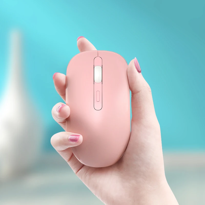 Мышь компьютерная беспроводная аккумуляторная с RGB подсветкой и светодиодной