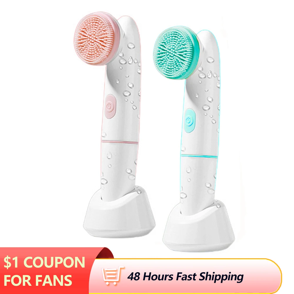 

Electric Face Cleanser Facial Cleansing Skin Care Brush Vibrating Massager Deep Cleaning Brush Masks Shoveling Machine Dropshipp