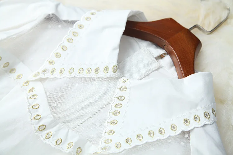 

European and American women's wear 2020 summer new style Short-sleeved embroidered lapel shirt Bull-puncher knickers suit