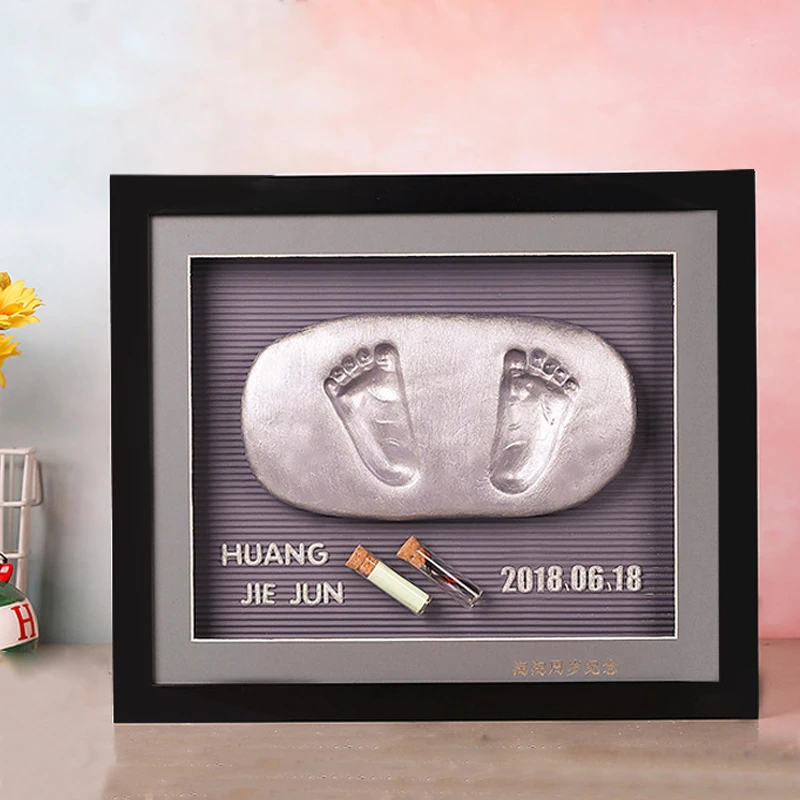 Нетоксичный набор для младенцев мягкая глиняная сувенирная рамка новорожденных