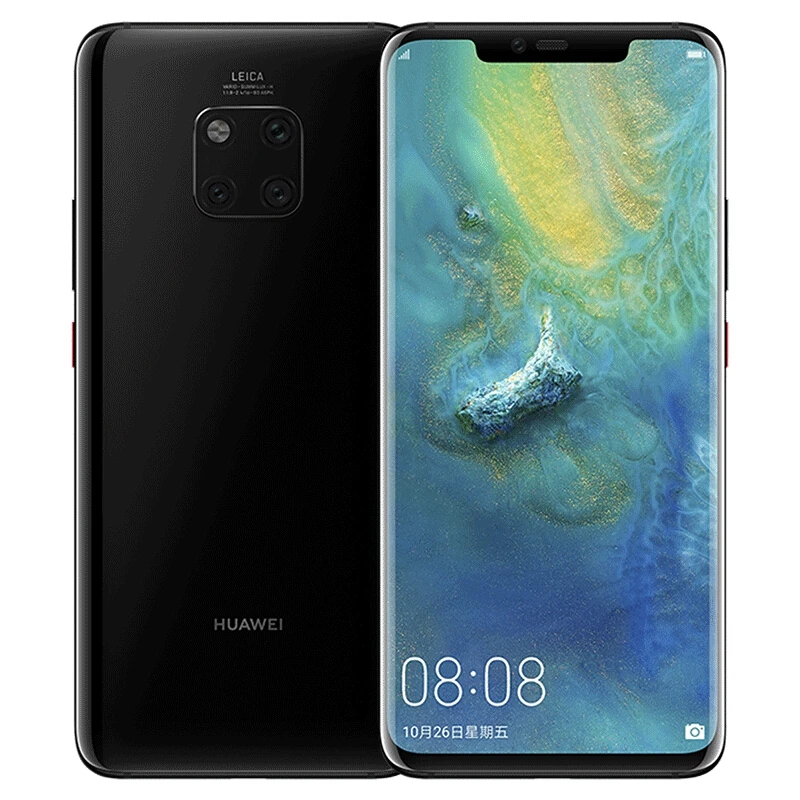 Мобильный телефон HuaWei mate 20 Pro 4G LTE Kirin 980 Android 9,0 6,3" 3120x1440 8 Гб ram 256 ГБ rom МП IP68 NFC