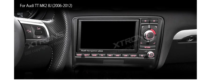 XTRONS Android 9,0 PX5 Восьмиядерный gps Навигатор Радио автомобильный dvd-плеер OBD для Audi TT MK2 8J 2006 2007 2008 2009 2010 2011 2012
