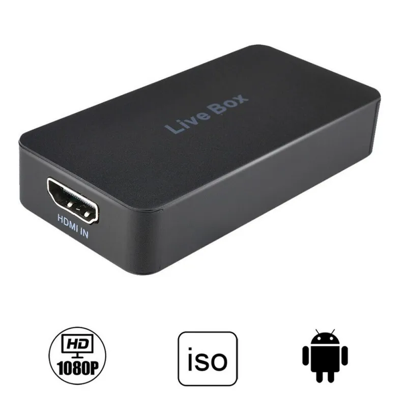 Для Xbox для PS 3/4 DVD/компьютера/телеприставки наружный живой поток HDMI карта захвата