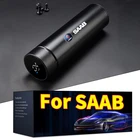 Умная бутылка для воды с сенсорным ЖК-экраном, чашка из нержавеющей стали 304 для SAAB 95 93 9000 900 97 600 99 9X 97X Turbo X Monster 92X GT750