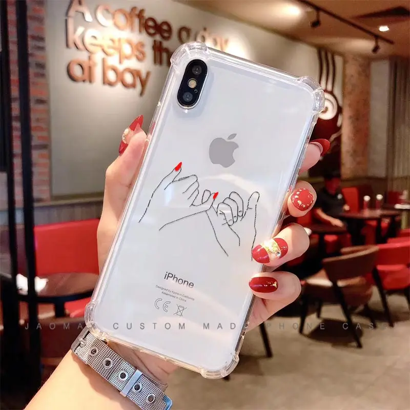 Мягкий силиконовый чехол Jaomax для влюбленных пар с сердцем iPhone 11 Xs Max 7 8 6S Plus