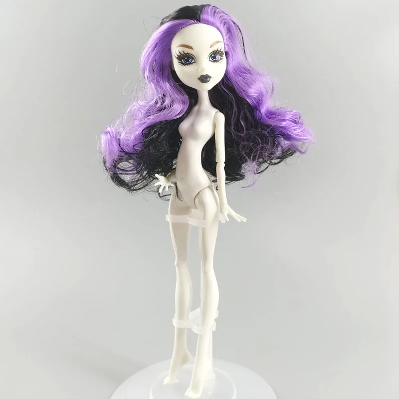 Пурпурная голова для куклы с волосами макияж 1/6 Monster High головки аксессуары кукол