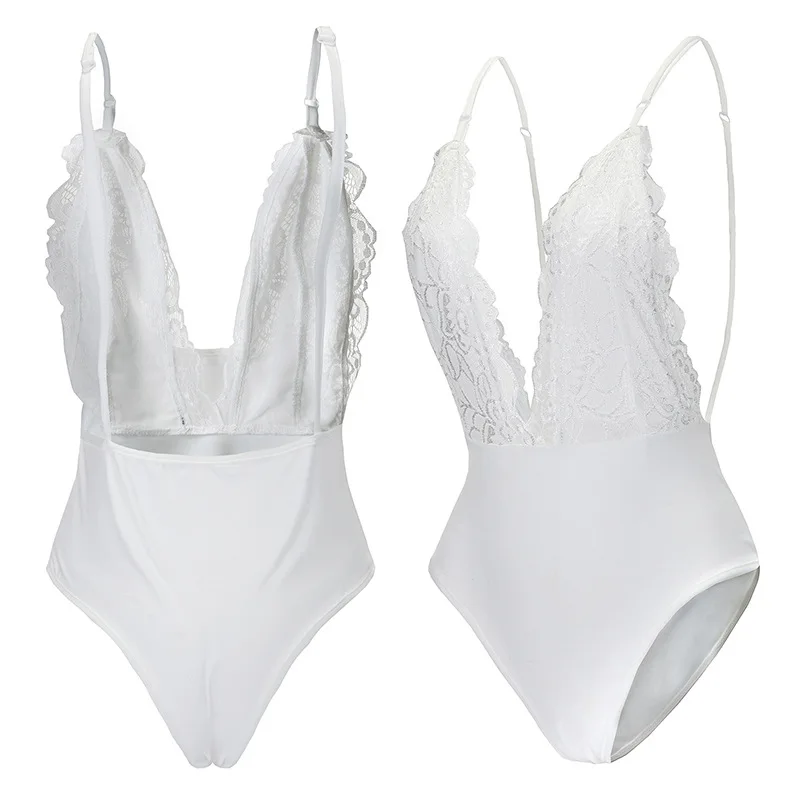 Лидер продаж пикантное кружевное цельное нижнее белье в европейском и