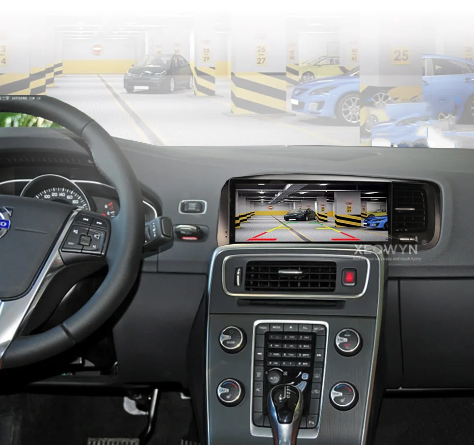 8,8 дюймов RAM2G ROM32G Android 8,0 PX6 автомобильный радиоприемник gps для Volvo S60 V60 2011- поддержка trip informaiton full touch