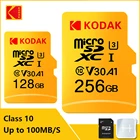 Карта памяти Micro SD Kodak, высокоскоростная карта 100, МБс., 32 ГБ, A1, класс 10, UHS-I, 64 ГБ, 128 ГБ, V30, U3, TF-карта для игр в камеры, смартфона