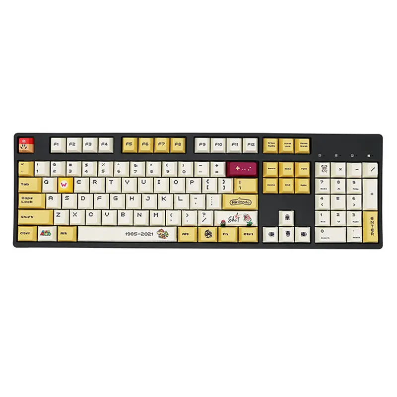 

CHERRY IKBC Mario theme keycap dye sublimation PBT, 120 keyboard cap