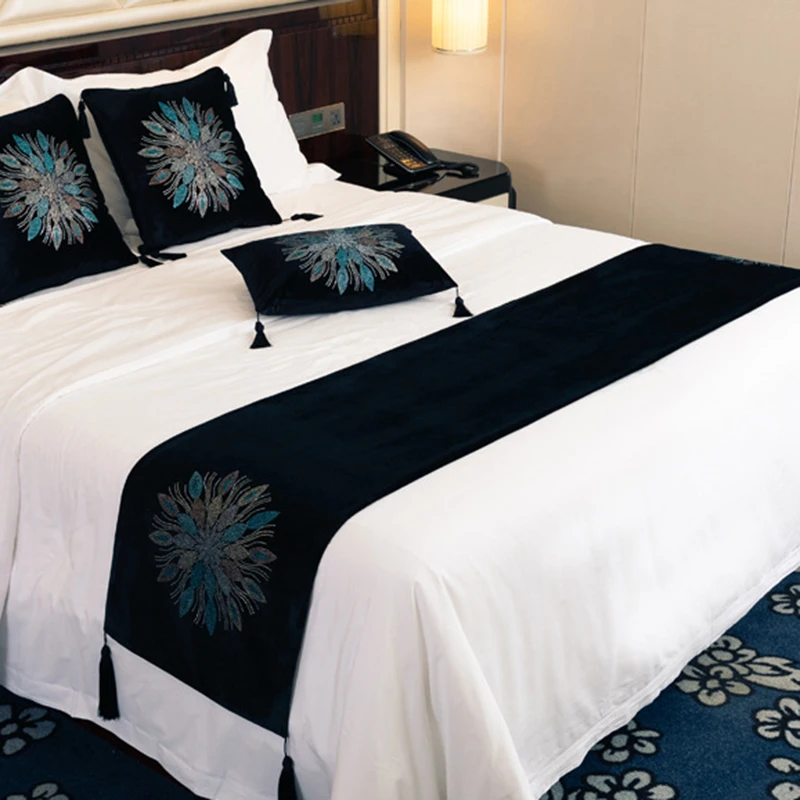 Вельветовое покрывало для кровати с принтом растений свадебные украшения дома