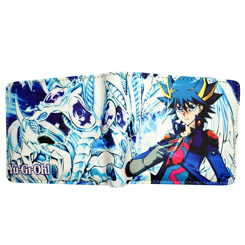 Мультфильм Yu Gi Oh короткий кошелек Высокое качество PU мужской кошелек мальчик кошельки для монет - Цвет: YM1981703