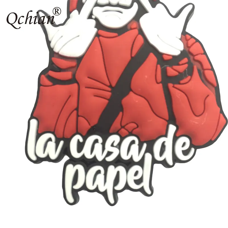 100 шт./лот La Casa De Papel брелки для ключей Дом Бумаги брелок денег Salvador Dali держатель