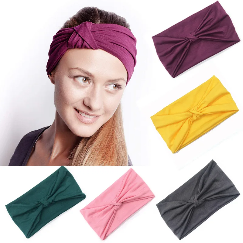 

New Headband Hair Accessories Soft Yoga Sports Fashion Elastic Hair Circle Wholesale