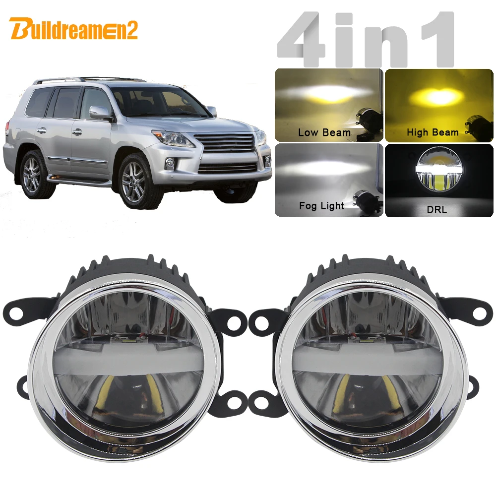 

Для Lexus LX570 2008 2009 2010 2011 автомобиля 5000LM светодиодный противотуманный фонарь светильник головной светильник высокого ближнего и дальнего свет...
