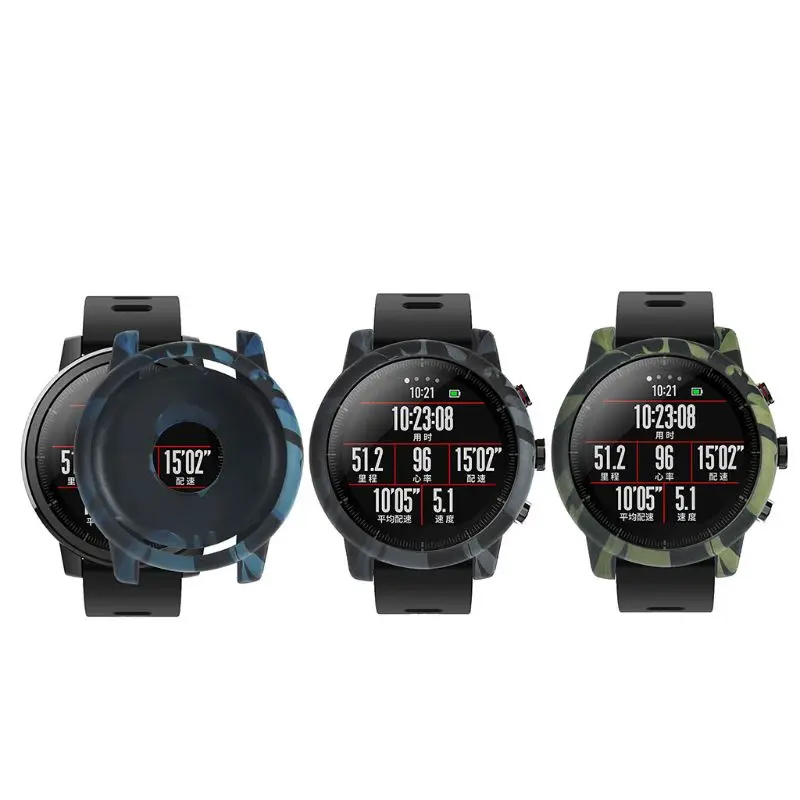 1 шт. мягкий защитный силиконовый чехол Защитный чехол для Huami Amazfit Stratos 2/2S спортивные часы аксессуары